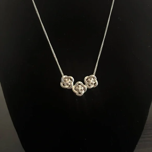 Interlok Trio Petite Necklace - Picture 3 of 5